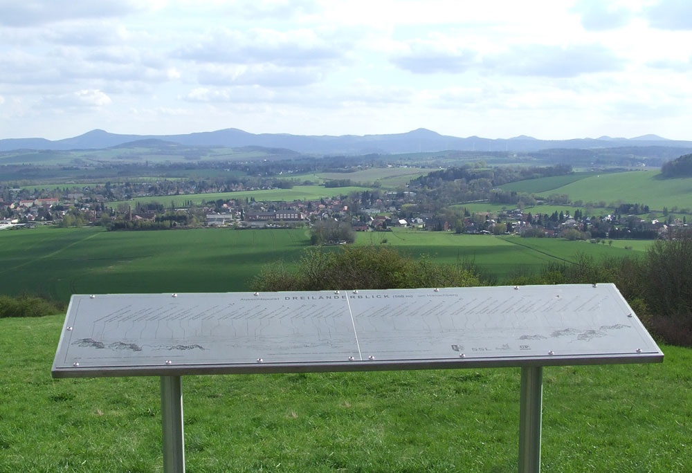 Panoramatafel Dreiländerblick am Hänschberg