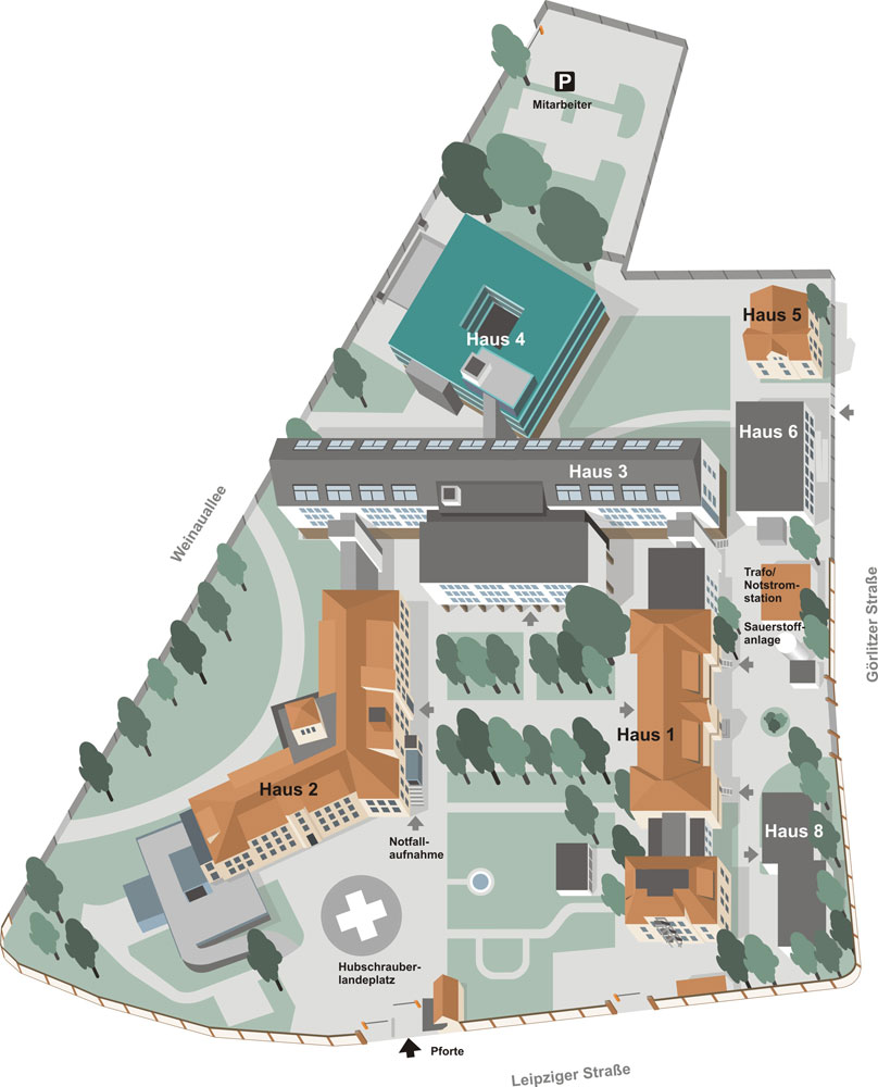 Plan Klinikum Zittau