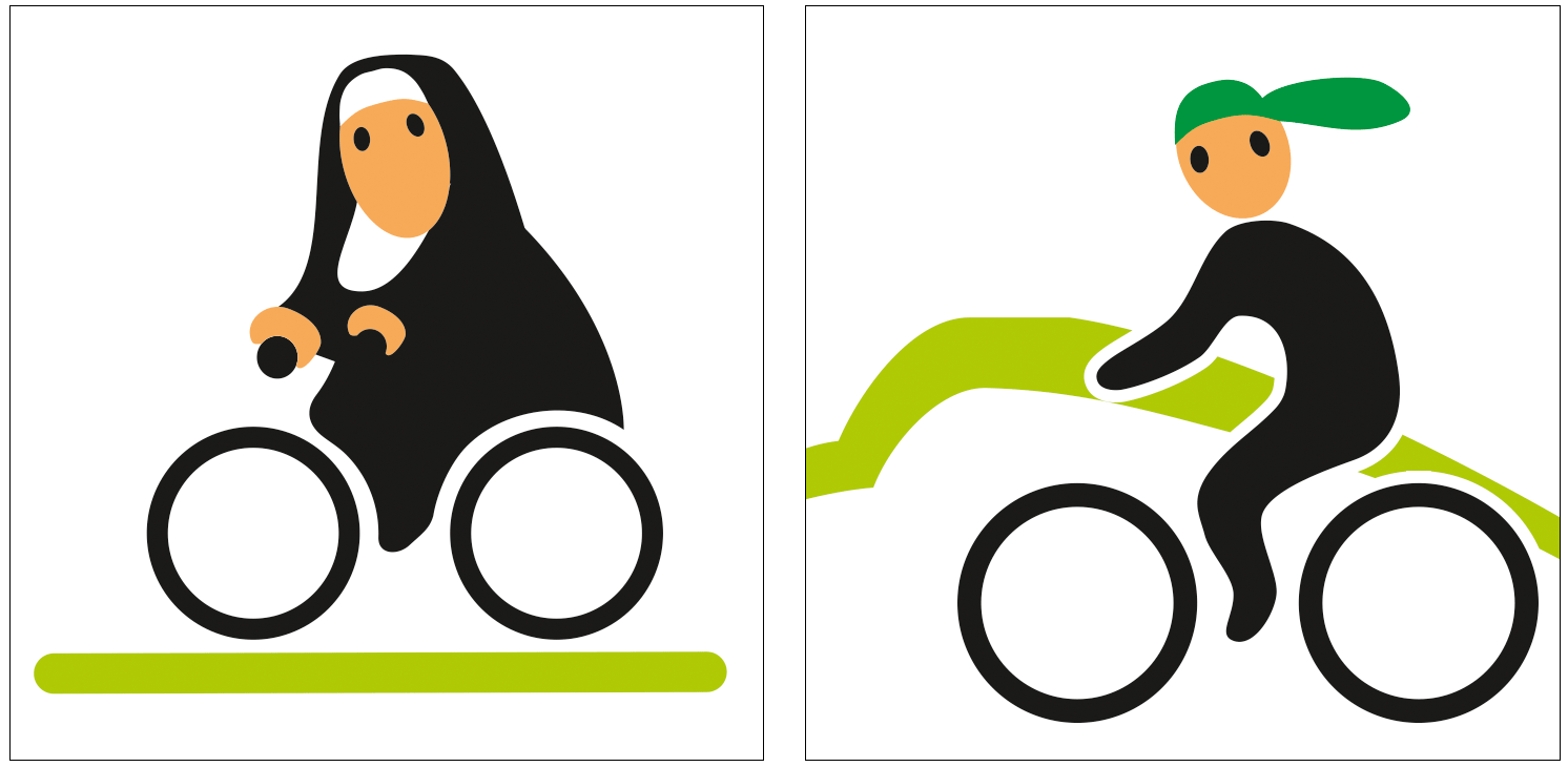 Logos Radwege